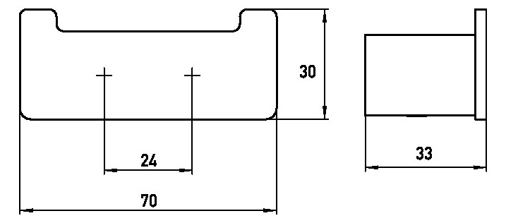EMCO Doppelhaken Loft schwarz