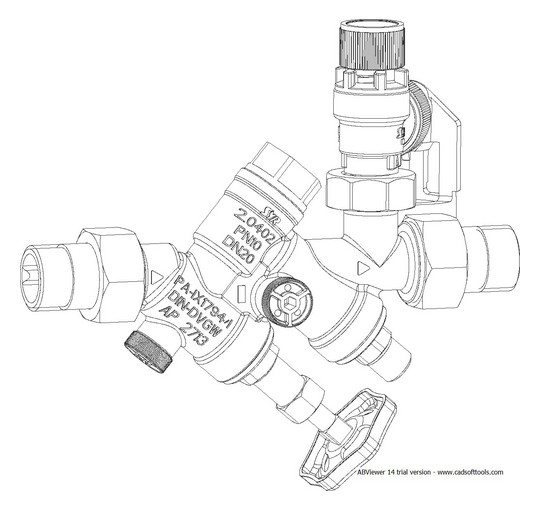 SYR Sicherheitsgruppe SYRobloc 24 6 bar, R 3/4, DN 20, rohgelb
