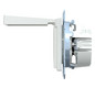 Steckdose 1f akws glz System M UP m.BS Klappd aktivweiß IP44