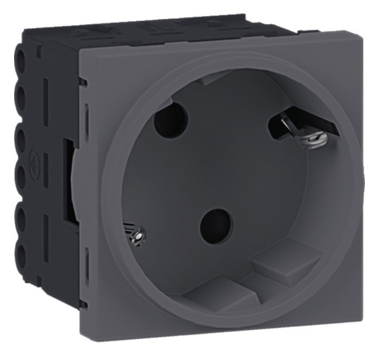 Hager Steckdose 1-fach SCHUKO  GS1032LAN 