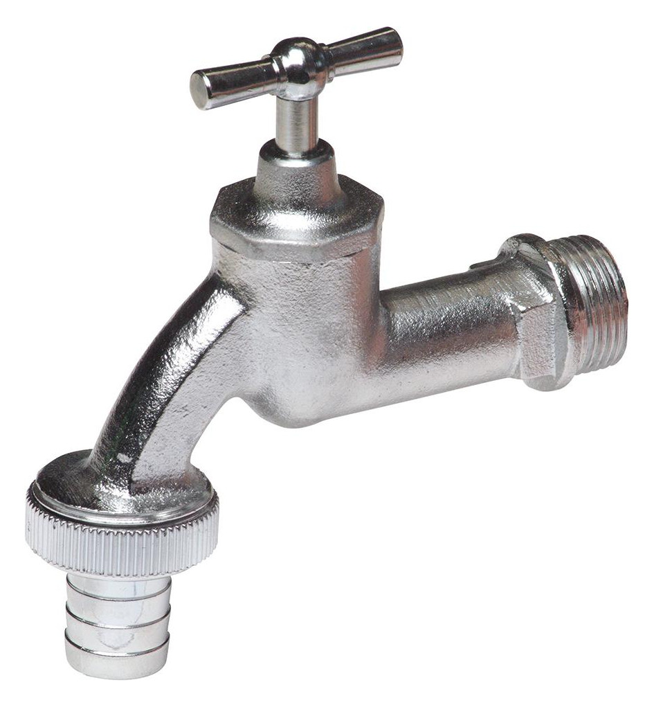Bild Wasserhahn Messing AG D 1/2Z Tülle 1/2Z mit Auslauftülle Floraworld-0