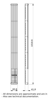 Sammelschiene 250A fl 1000xxmm