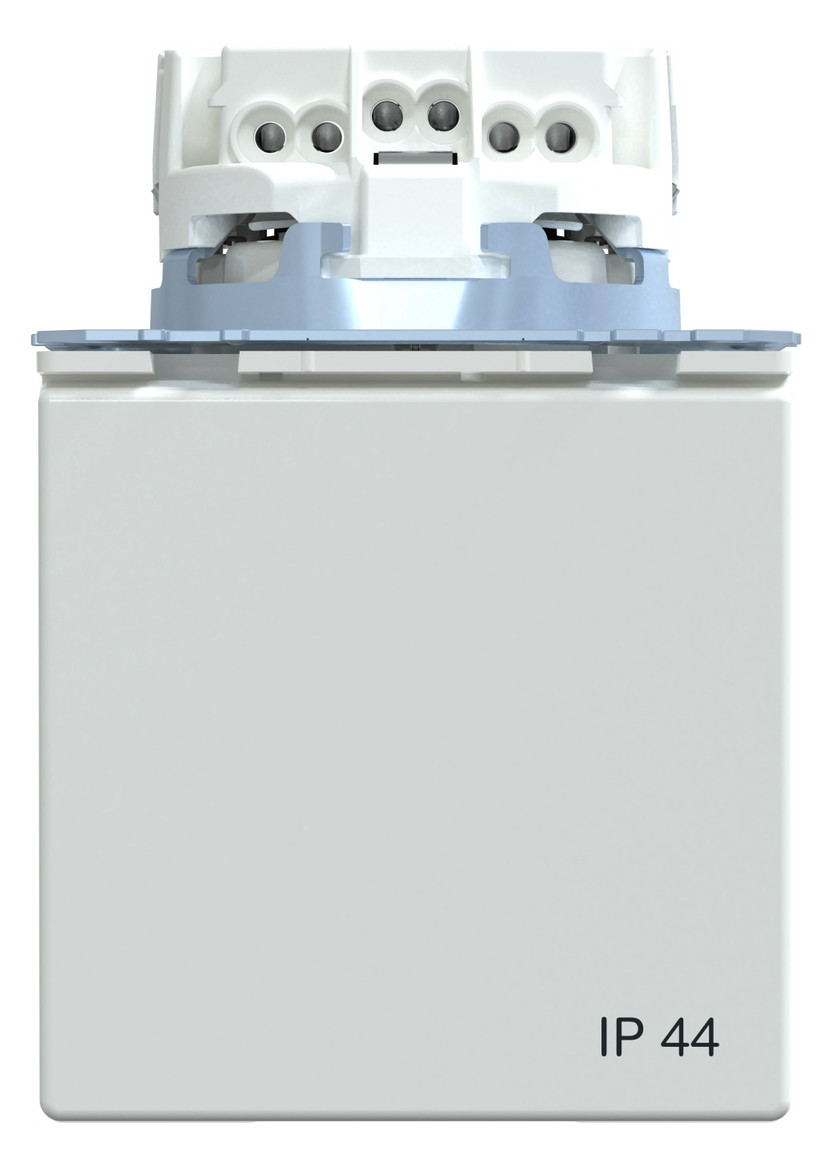 Steckdose 1f lows glz System Design UP m.BS Mit erhöhtem Berührungsschutz IP44
