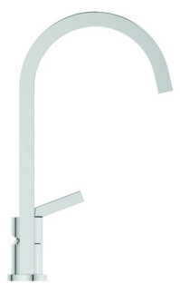 Ideal-Standard Küchen-2-Loch-Armatur Gusto quadratischer, hoher Auslauf, Ausladung 204mm, chrom