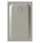Duschwanne BetteUltra 1670 120x75x3,5cm, Antirutsch/Pro, Mini-Wannenträger, stone