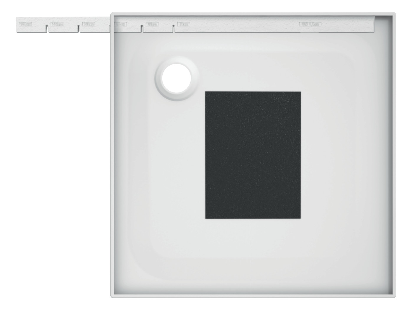 Bette Minimum-Wannenträger Flex für Duschwannen 25 mm und Duschflächen