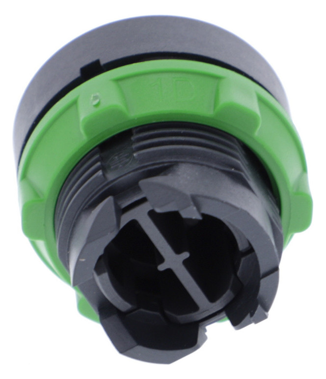 Drucktaster Front 1f gn Ø22mm rnd IP66 Tastend