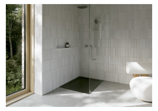 Duschwanne BetteUltra 1660 100x90x2,5cm, anthracite