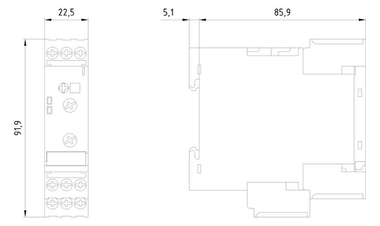 Siemens 3UG45011AW30 Überwachungsrelais 