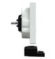 Steckdose 1f akws glz System M UP m.BS IP20 aktivweiß