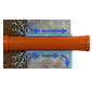 Crassus Überschiebeflansch CSF DN 160, 1,5 bar