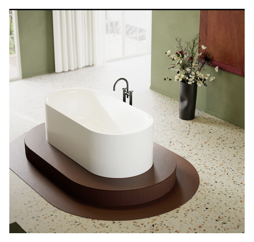Badewanne BetteLux Oval Silouette-3465 violett, 170x75x45cm, freistehend