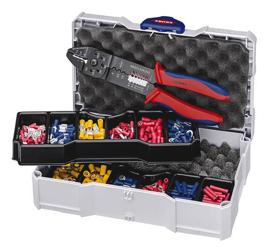 Sortimentskasten m.Werkz Iso.Aderendh Isolierte Aderendhülsen