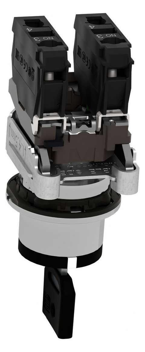 Wahlschalter 3stuf Schlüssel Ø30,5mm 2S IP66