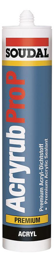 SOUDAL-Acryl-Dichtmsse Acryrub PRO P, weiß - 310ml