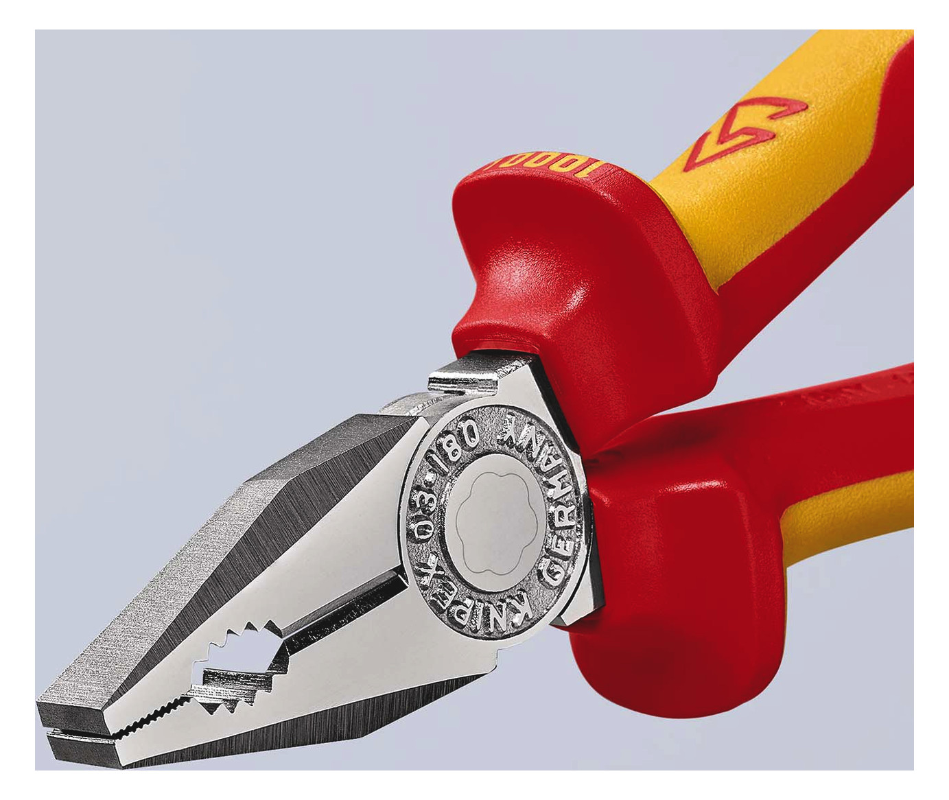 Kombizange 180mm vorst.Schneide 1000V Schutzisoliert 1000V 2Komp VDE