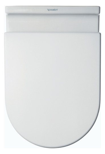 Duravit WC-Sitz Starck 3 ohne Absenkautomatik, Scharniere Edelstahl, weiß