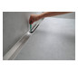 hansgrohe RainDrain Flex Duschrinne 1600 mm, Edelstahl optic, Fertigset, kürzbar, zur Wandmontage
