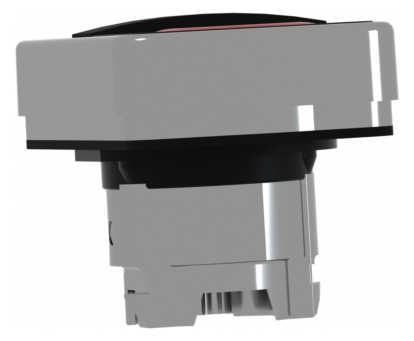 Drucktaster Front 2f rt/gn Ø22,5mm rnd IP66 Tastend