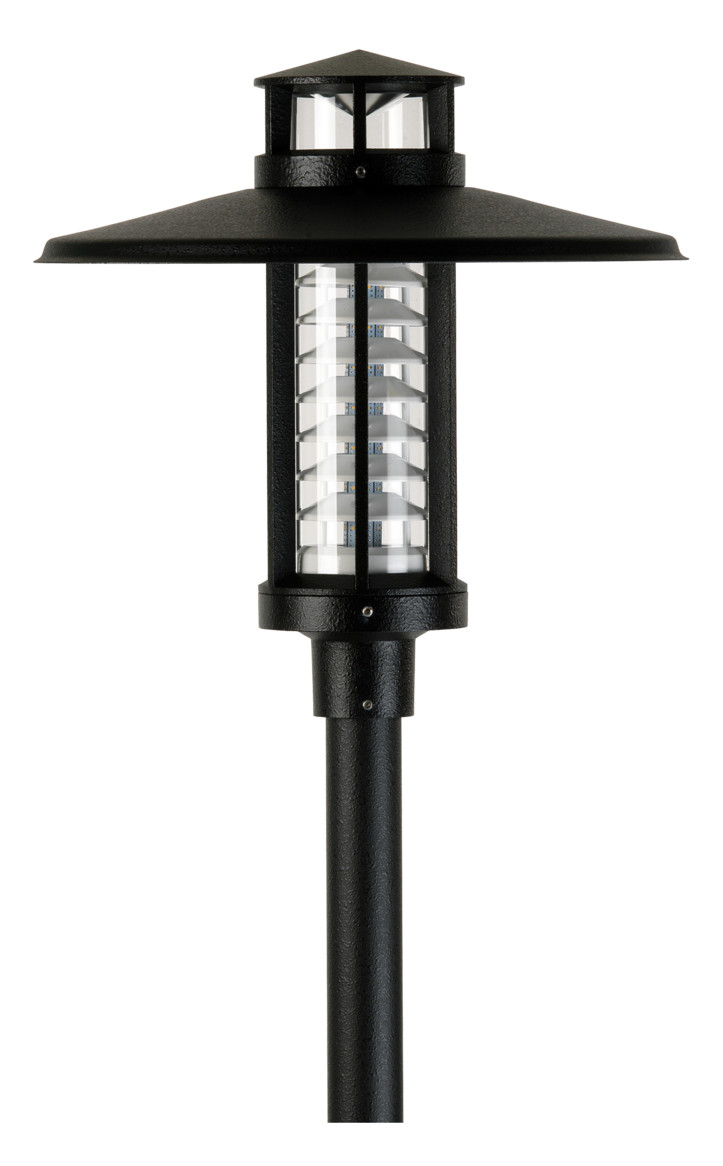 LED-Aufsatzleuchte 25W 3000K 2100lm sw Konv Alu elektr.Trafo Kst_tr IP54