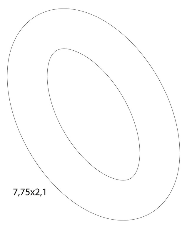 BOSCH Ersatzteil TTNR: 87161074400 O-Ring 7,75 x 2,1 L (1x)