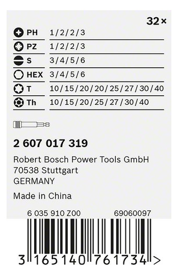 Bit-Set 32St Magnethalter 3xPH 4xPZ 8xTX 4xSchlitz m.Magnethalter