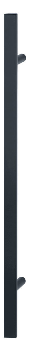 Bild HOPPE Stoßgriff E5091, BA 700mm, L 1.000mm, Durchmesser 40x23mm, verdeckt verschraubt, schwarz matt-0