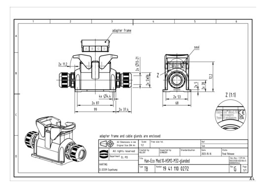 HART Han-Eco 10B SM Hsg 2x   19411100272 