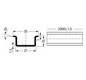 Tragschiene ST g/vz Serie 210 L2000mm Hut_35/15mm