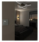 Raumtemperaturregler UP Zigbee alu mt Bedienelement Mit Vor-Ort Bedienung