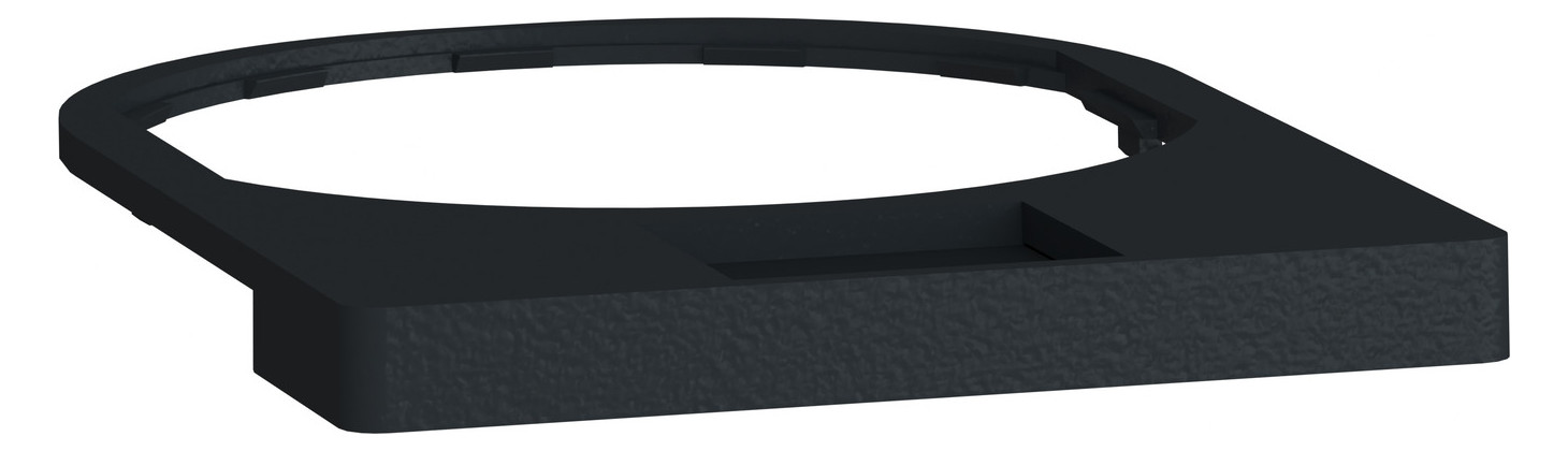 Bezeichnungsschild sw rechteck 30x41mm Bez.Schild