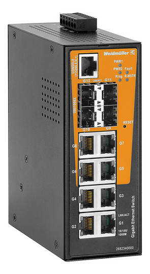 Weidmüller IE-SW-AL12M-8GT-4GESFP 