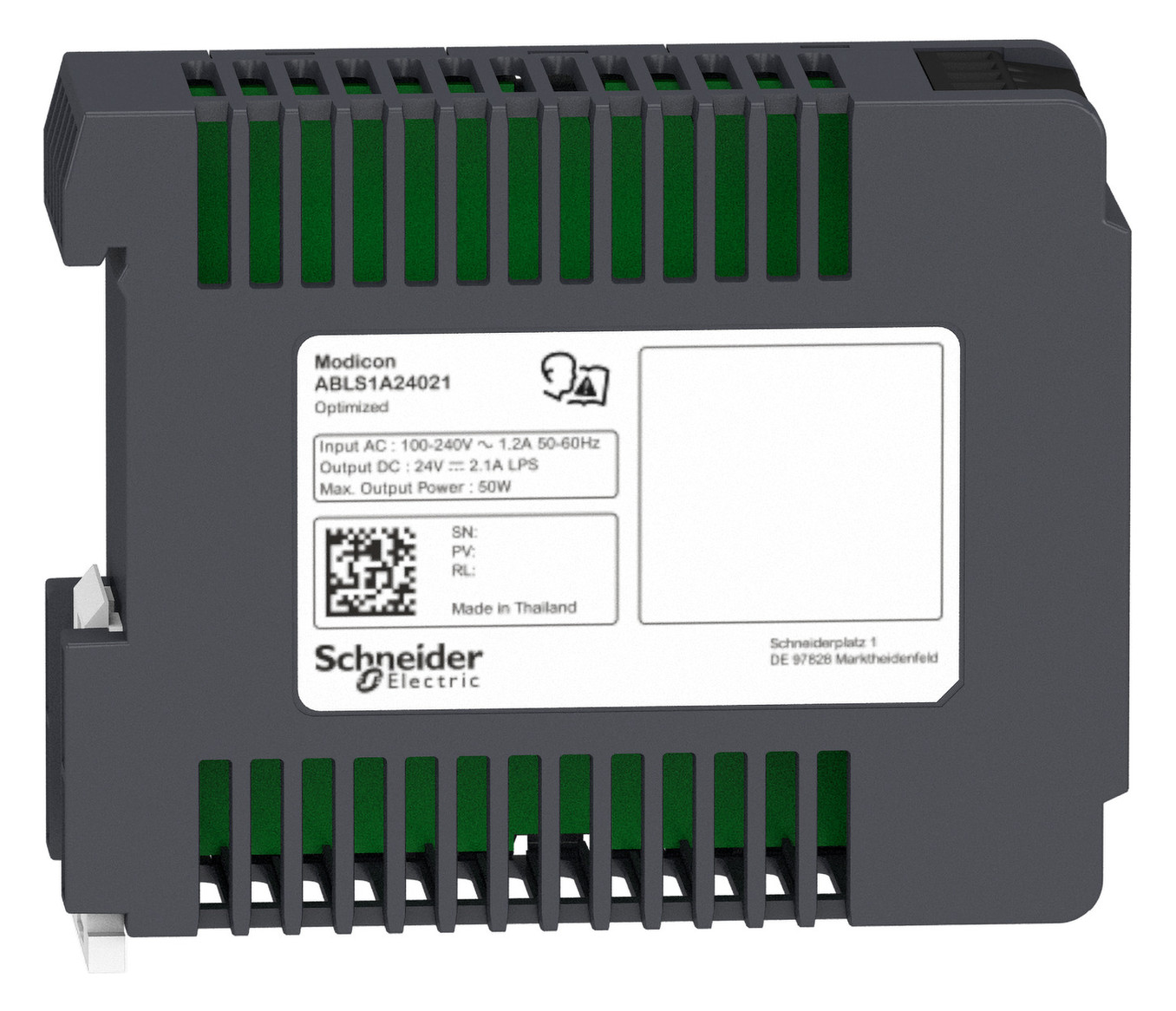 Gleichstromversorgung 24V 50W 100-240VAC 2,1A 50VA Kurzschlussf IP20