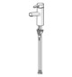HANSA Waschtisch-Einhebelmischer HANSADESIGNO Style Hebel oben, ohne Ablaufgarnitur, Ausladung 119mm, chrom