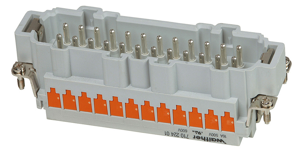 Kontakteinsatz Stift 24p Schneidkl 16A 500V 0,5-2,5qmm