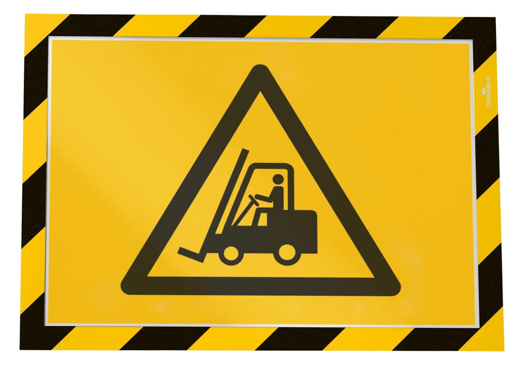 Bild Magnetrahmen SECURITY A4 DURAFRAME gelb/ schwarz - Durable-9
