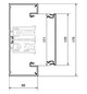 Geräteeinbaukanal Kst 170x68mm ver-ws RAL9016 GEB-K unbeh 10050qmm 2000mm