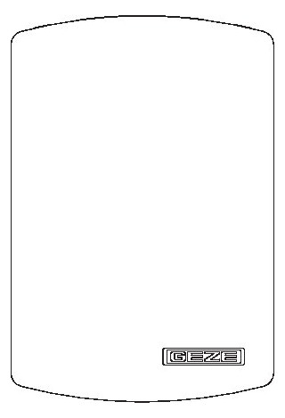 GEZE THZ N4, RAL 9016, INKL. AKKU 190775 