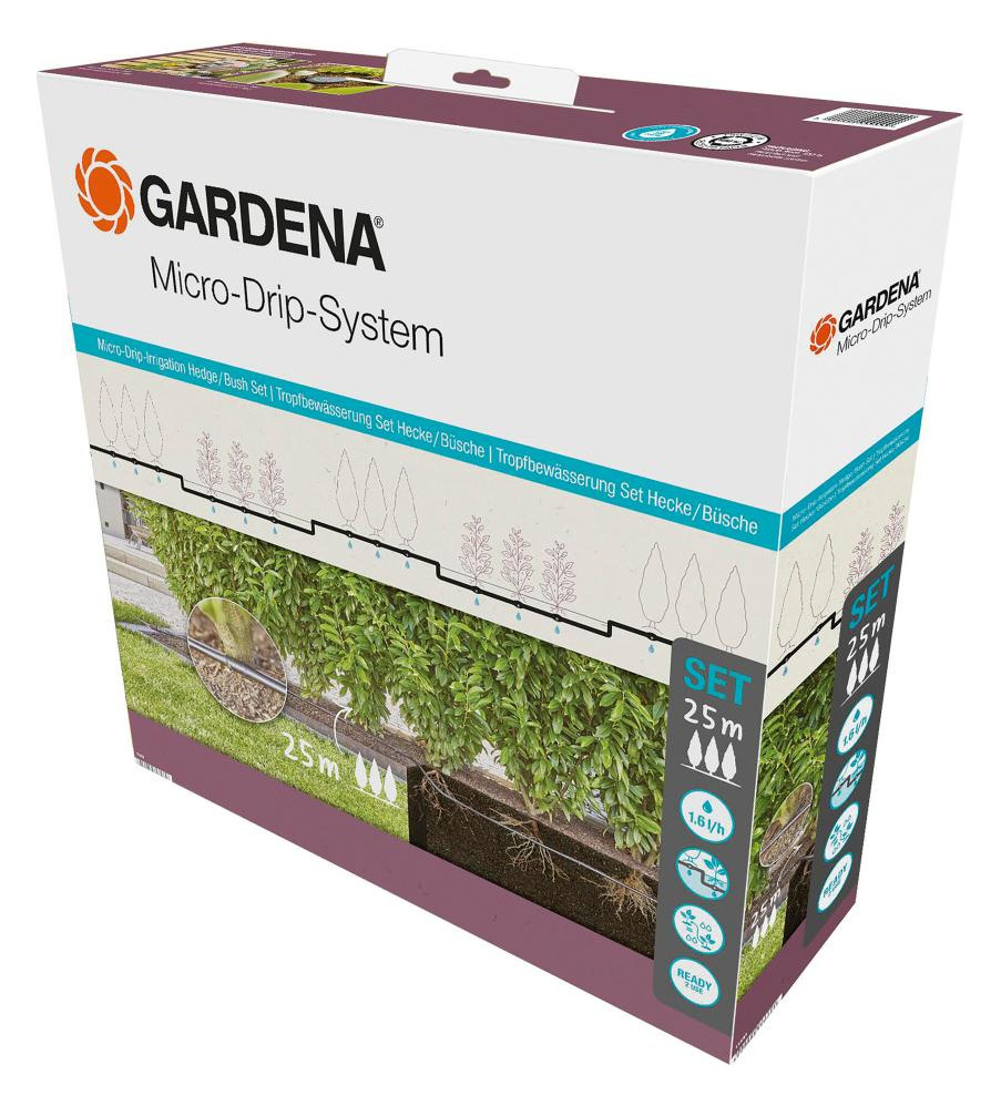 Bild Tropfwässerung-Set Hecke/Sträucher (25 m ) - Gardena-3