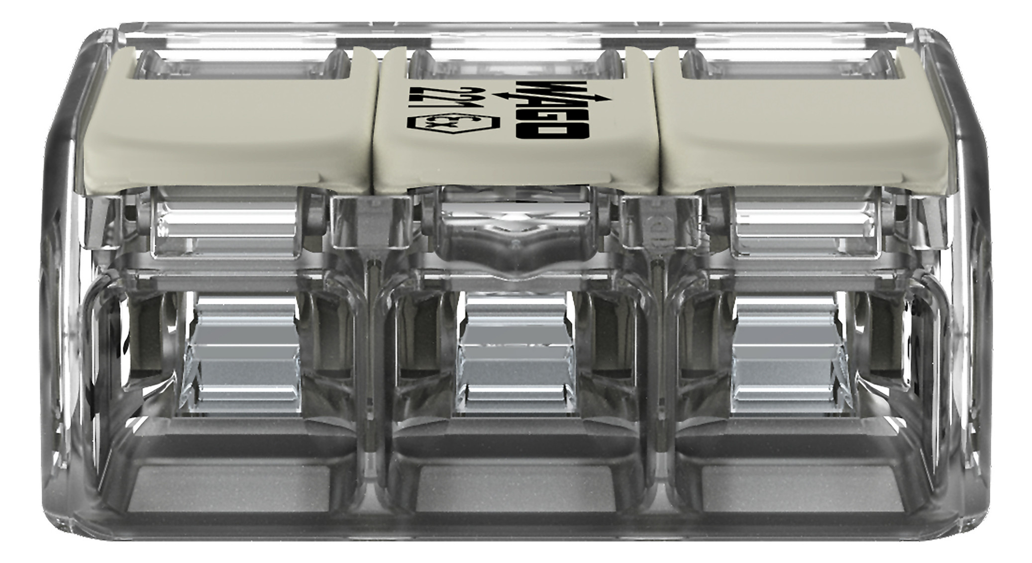 Steckklemme 3f 450V 32A Serie 221 0,14-4qmm m.BetätiHebel f.Massivleiter