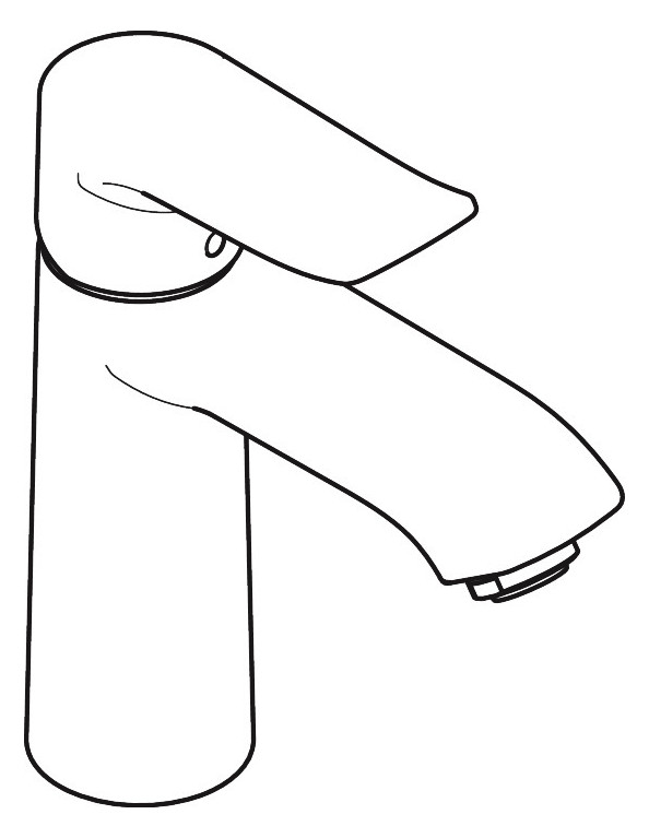 hansgrohe Waschtisch-Einhebelmischer 110 Metris EcoSmart plus ohne Ablaufgarnitur, 3,5 l/min, chrom