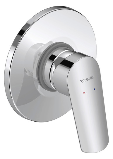 Duravit Fertigmontageset No. 1 UP-Einhebel-Brausemischer Set, 1 Verbraucher, chrom