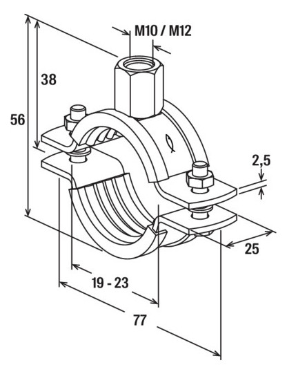 Bild Massivrohrsch FRS M1 /2"" M10/M12 - fischer-3