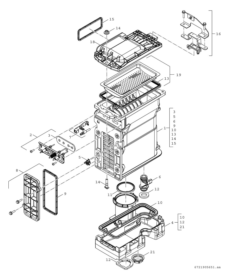 BOSCH Hybridsystem 5800i G Compress CSH5800iG 15 P 23, Erdgas, mit Touch-Bedienfeld