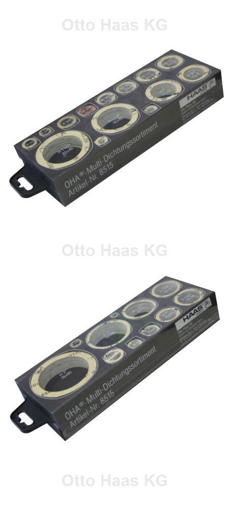 HAAS Dichtungsblock OHA 8515 221 Stück, Multi, beidseitig bestückt, schwarz