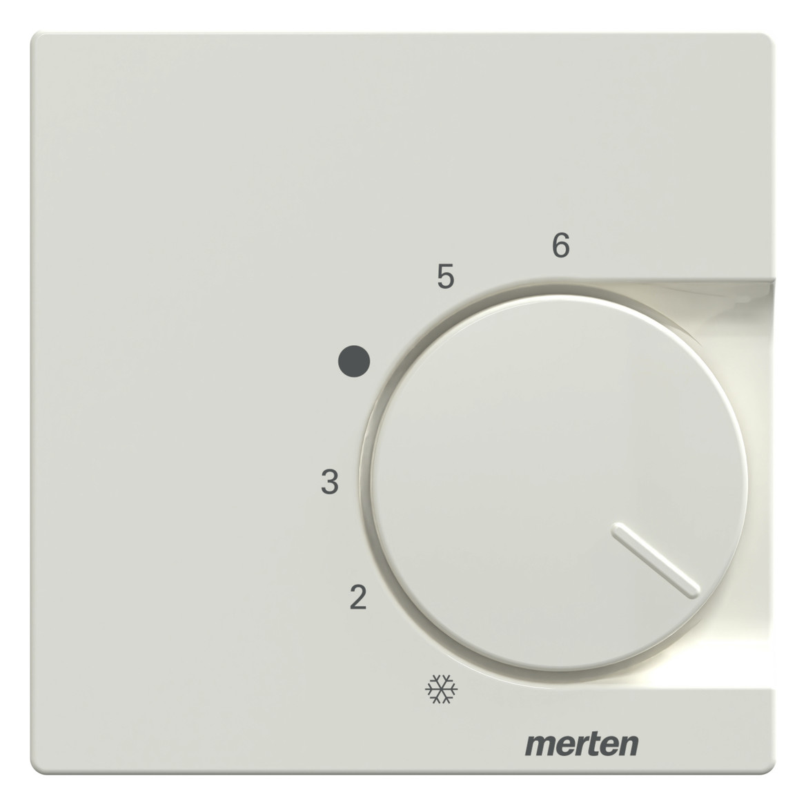 Zentralplatte Raumtemp System M polws glz div.Symbole