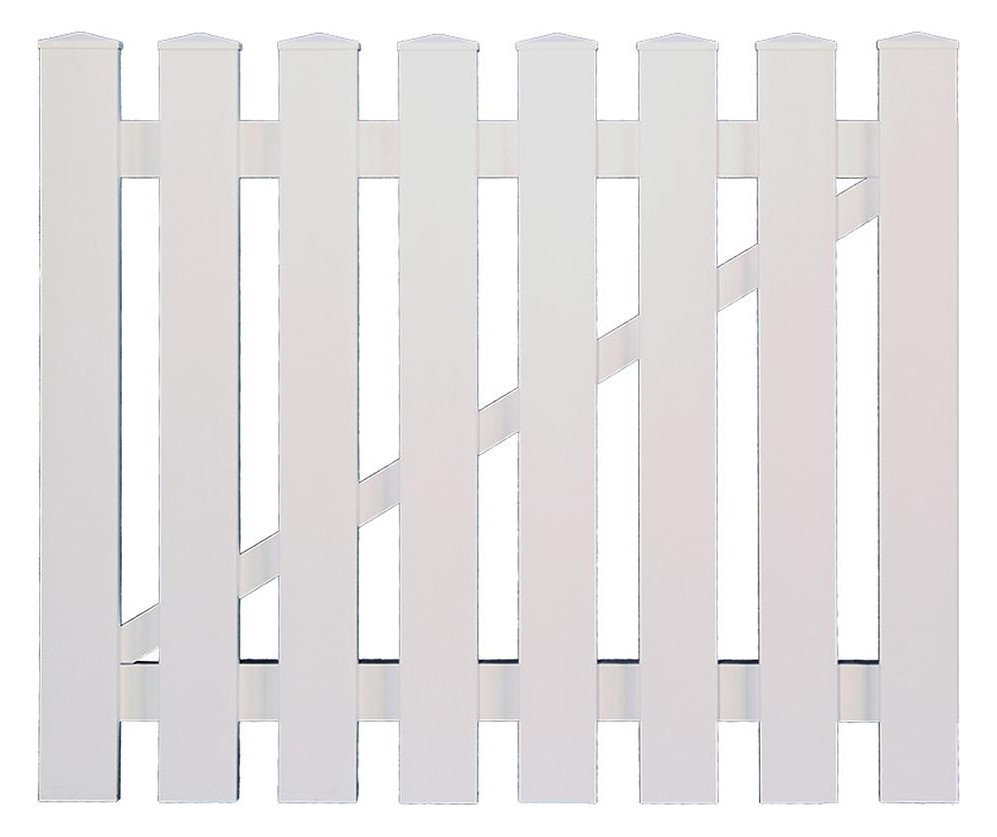 Bild LIGHTLINE KS-Vorgartentor 100 x 80 cml. weiß, inkl. Beschläge - n.a.-0