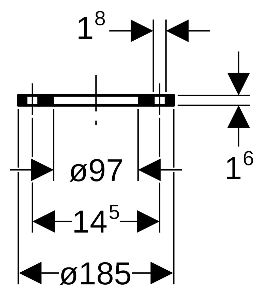 Geberit Losflansch Mepla DN 65, PN 10/16, für Pressnippel-Bund, Messing ...