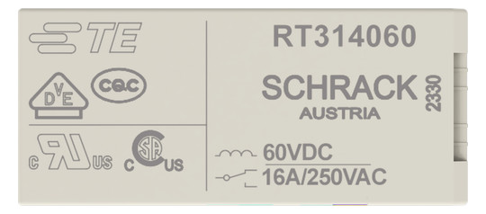 Schaltrelais Serie 788 1W IP40 LP 12,7x15,7x29mm