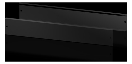 Rittal Sockel-Blende 1=2      AX 2830082 